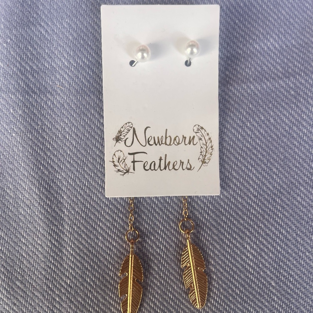 Gold Leaf Earrings